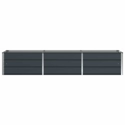 Jardinière Anthracite 240 x 80 x 45 cm Acier 512223512223