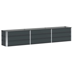 Jardinière Anthracite 240 x 40 x 45 cm Acier 512224512224
