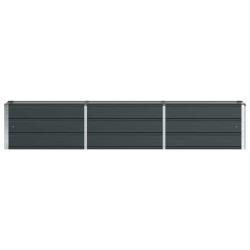Jardinière Anthracite 240 x 40 x 45 cm Acier 512224512224