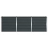 Jardinière Anthracite 240 x 40 x 75 cm Acier 512225512225