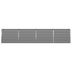 Jardinière Gris clair 385 x 50 x 75 cm Acier galvanisé 512228512228