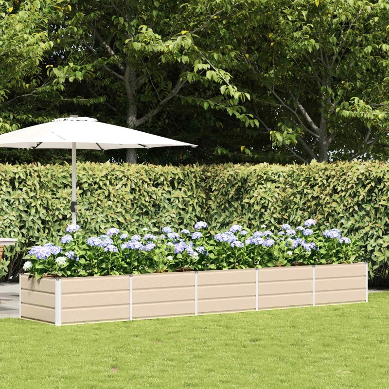 Jardinière Ivoire 400 x 80 x 45 cm Acier 512229512229