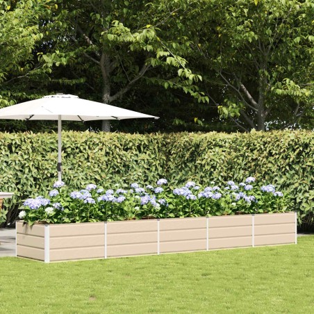 Jardinière Ivoire 400 x 80 x 45 cm Acier 512229512229