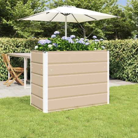 Jardinière Ivoire 100 x 50 x 75 cm Acier galvanisé 512230512230