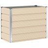 Jardinière Ivoire 100 x 50 x 75 cm Acier galvanisé 512230512230