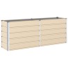 Jardinière Ivoire 195 x 50 x 75 cm Acier galvanisé 512234512234