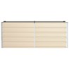 Jardinière Ivoire 195 x 50 x 75 cm Acier galvanisé 512234512234