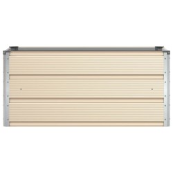 Jardinière Ivoire 100 x 50 x 45 cm Acier galvanisé 512236512236