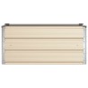 Jardinière Ivoire 100 x 50 x 45 cm Acier galvanisé 512236512236