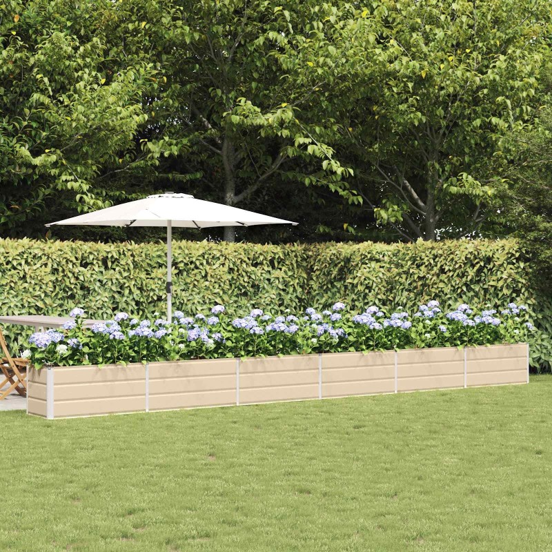 Jardinière Ivoire 580 x 50 x 45 cm Acier galvanisé 512237512237