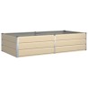 Jardinière Ivoire 195 x 100 x 45 cm Acier galvanisé 512238512238
