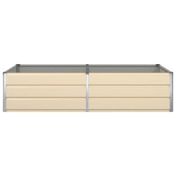 Jardinière Ivoire 195 x 100 x 45 cm Acier galvanisé 512238512238