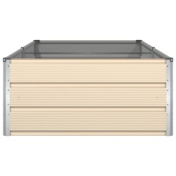 Jardinière Ivoire 195 x 100 x 45 cm Acier galvanisé 512238512238