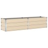 Jardinière Ivoire 195 x 50 x 45 cm Acier galvanisé 512239512239