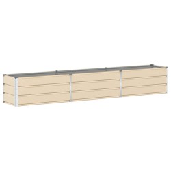 Jardinière Ivoire 290 x 50 x 45 cm Acier galvanisé 512240512240