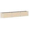 Jardinière Ivoire 290 x 50 x 45 cm Acier galvanisé 512240512240