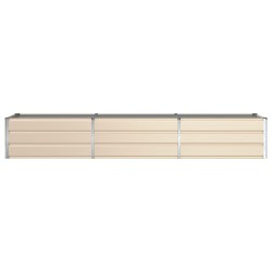 Jardinière Ivoire 290 x 50 x 45 cm Acier galvanisé 512240512240