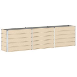 Jardinière Ivoire 290 x 90 x 75 cm Acier galvanisé 512242512242