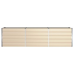 Jardinière Ivoire 290 x 90 x 75 cm Acier galvanisé 512242512242