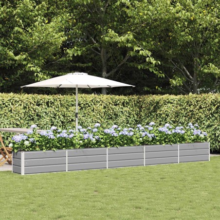 Jardinière Gris clair 480 x 50 x 45 cm Acier galvanisé 512243512243
