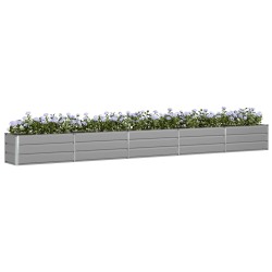 Jardinière Gris clair 480 x 50 x 45 cm Acier galvanisé 512243512243