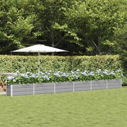 Jardinière Gris clair 580 x 50 x 45 cm Acier galvanisé 512244512244