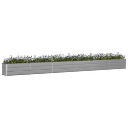 Jardinière Gris clair 580 x 50 x 45 cm Acier galvanisé 512244512244