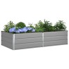 Jardinière Gris clair 195 x 100 x 45 cm Acier galvanisé 512246512246