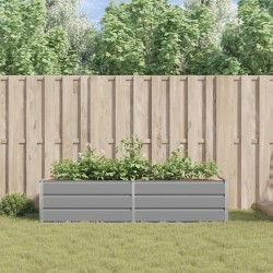 Jardinière Gris clair 195 x 100 x 45 cm Acier galvanisé 512246512246