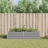 Jardinière Gris clair 195 x 100 x 45 cm Acier galvanisé 512246512246