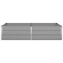 Jardinière Gris clair 195 x 100 x 45 cm Acier galvanisé 512246512246