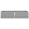 Jardinière Gris clair 195 x 100 x 45 cm Acier galvanisé 512246512246