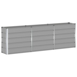 Jardinière Gris clair 240 x 40 x 75 cm Acier 512247512247