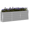 Jardinière Gris clair 240 x 40 x 75 cm Acier 512247512247
