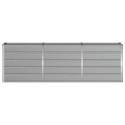 Jardinière Gris clair 240 x 40 x 75 cm Acier 512247512247