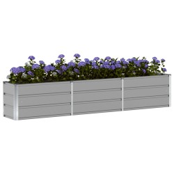 Jardinière Gris clair 240 x 40 x 45 cm Acier 512248512248