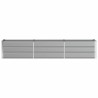 Jardinière Gris clair 240 x 40 x 45 cm Acier 512248512248