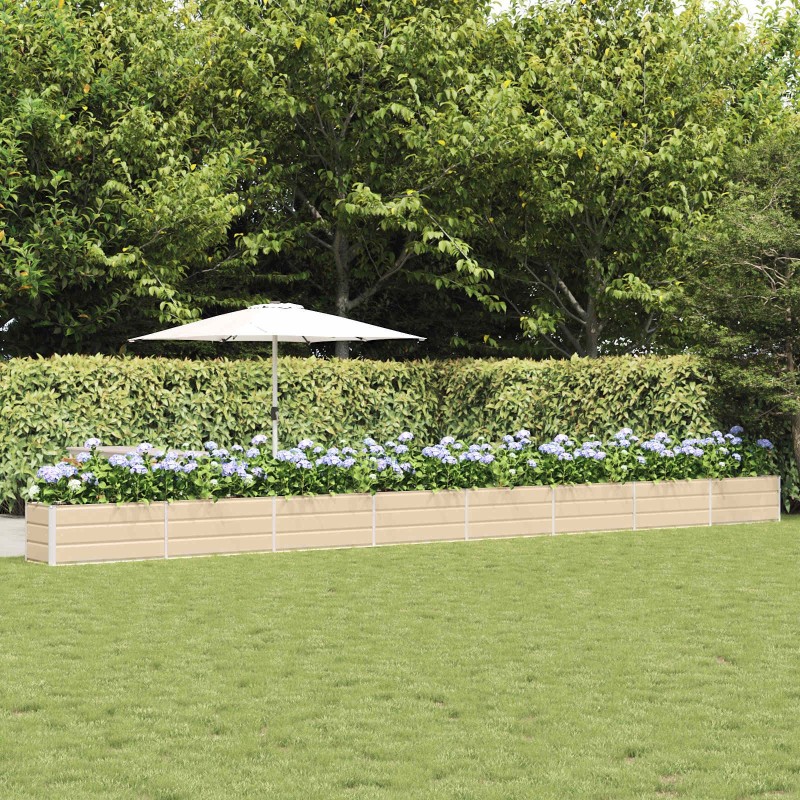 Jardinière Ivoire 770 x 50 x 45 cm Acier galvanisé 512249512249