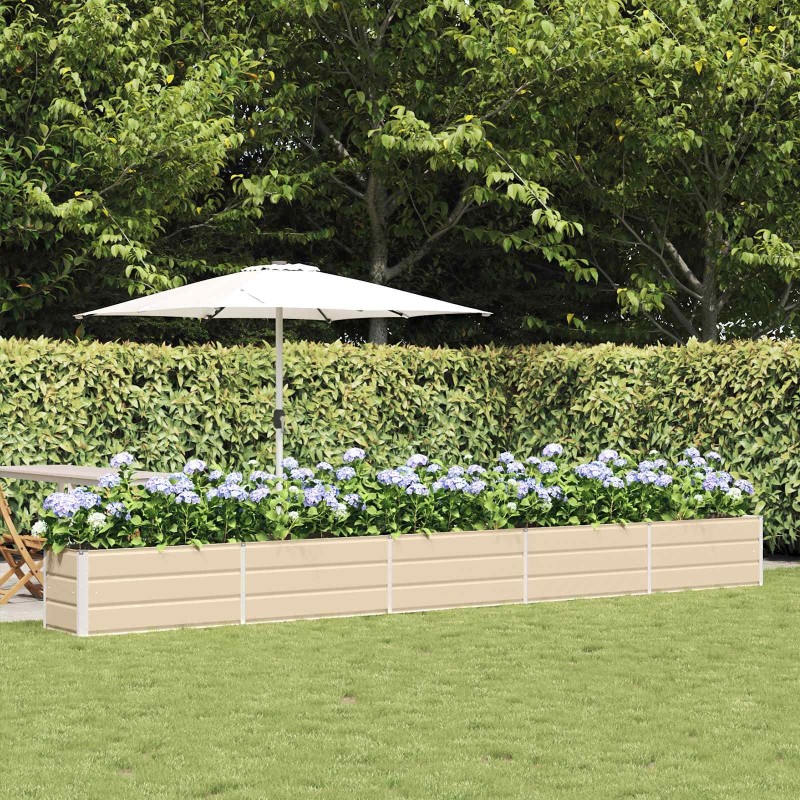 Jardinière Ivoire 480 x 50 x 45 cm Acier galvanisé 512250512250