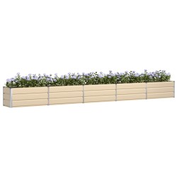 Jardinière Ivoire 480 x 50 x 45 cm Acier galvanisé 512250512250