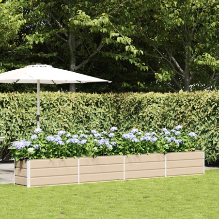 Jardinière Ivoire 385 x 50 x 45 cm Acier galvanisé 512252512252