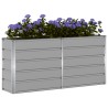 Jardinière Gris clair 160 x 40 x 75 cm Acier 512253512253