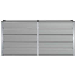 Jardinière Gris clair 160 x 40 x 75 cm Acier 512253512253