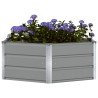 Jardinière Gris clair 129 x 129 x 45 cm Acier 512254512254