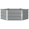 Jardinière Gris clair 129 x 129 x 45 cm Acier 512254512254
