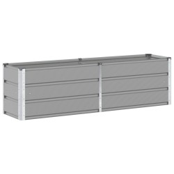 Jardinière Gris clair 160 x 40 x 45 cm Acier 512255512255