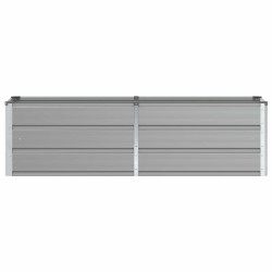 Jardinière Gris clair 160 x 40 x 45 cm Acier 512255512255