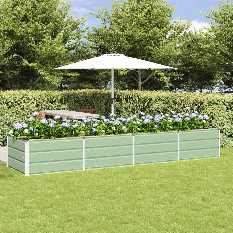Jardinière Vert 320 x 80 x 45 cm Acier 512261512261