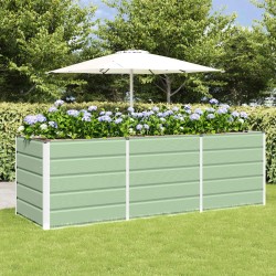 Jardinière Vert 240 x 80 x 75 cm Acier 512262512262