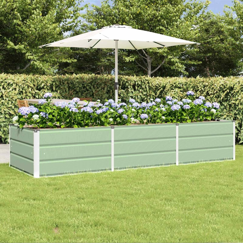 Jardinière Vert 240 x 80 x 45 cm Acier 512263512263